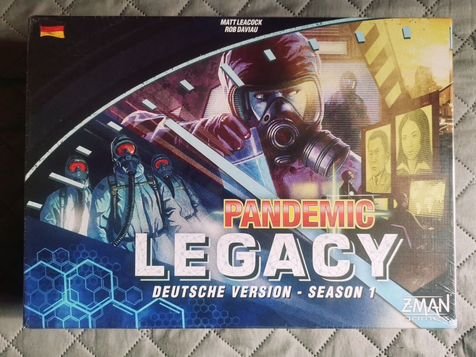 gra planszowa Pandemic Legacy Sezon 1 folia DE