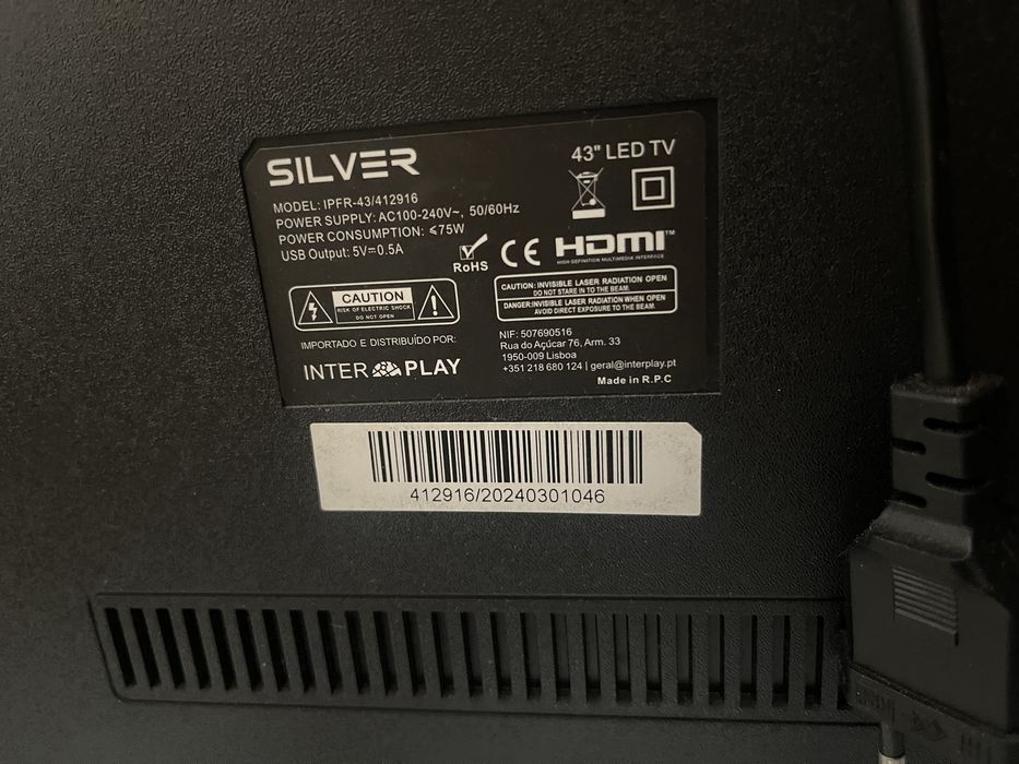 Smart Tv Silver