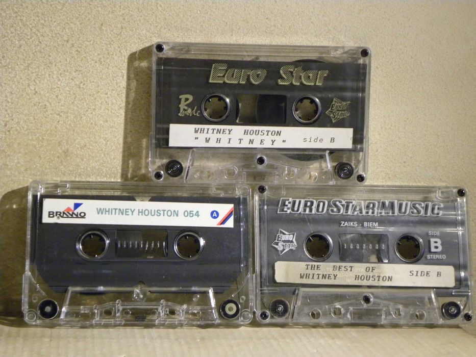 3 kasety magnetofonowe Whitney Houston