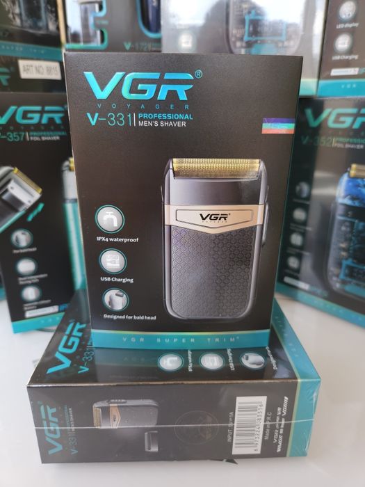 Шейвер vgr 331 бритва для бороди і голови тример