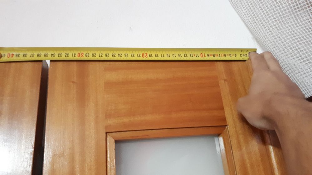 Porta interior em vidro fosco