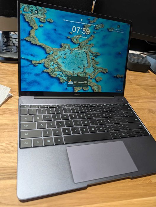 Laptop Huawei MateBook 13 | Ryzen 7 | 16GB RAM | 512GB SSD | Ekran 2K | Zestaw: Myszka + Etui + Zasilacz | BDB
