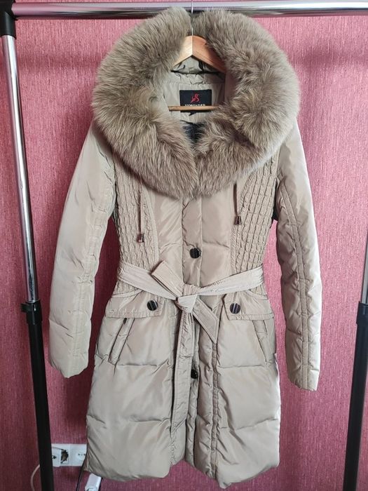 Куртка / пуховик зимовий з хутром