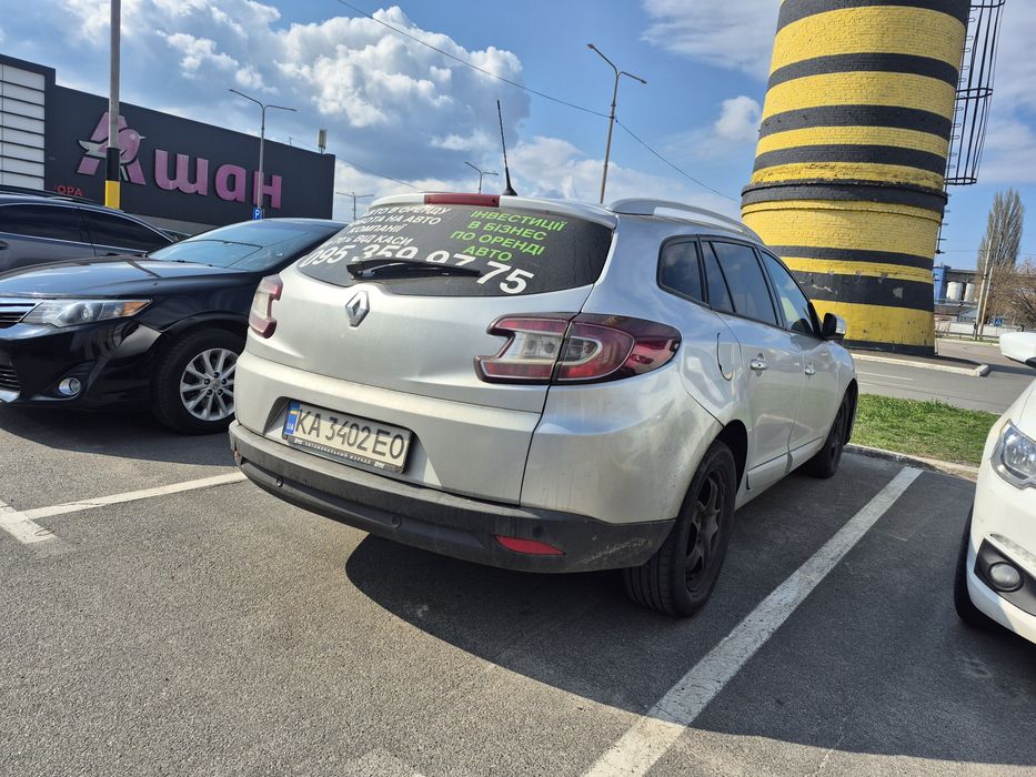 Оренда Рено Меган 4500 грн