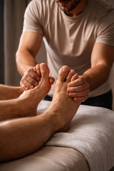 Массаж ступнів ніг для чоловіків /Relax  Foot massage for men