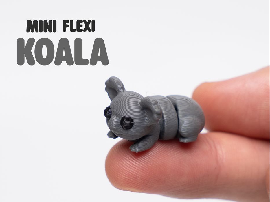 Coala articulada flexível miniatura