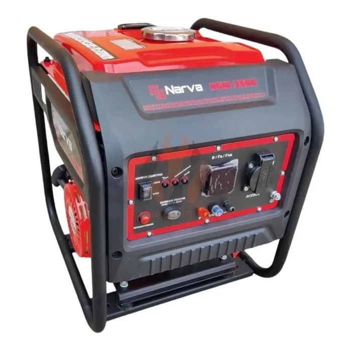 Бензиновый Инверторный Генератор 4500Вт Прибалтика Нарва Дисплей Эко