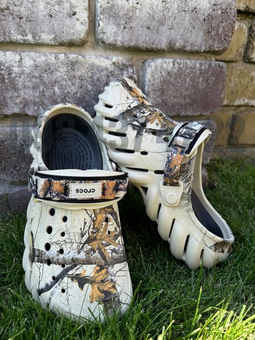 Чоловічі Крокси Сабо Crocs ECHO CLOG Realtree Bone/Black Crocs Crocs