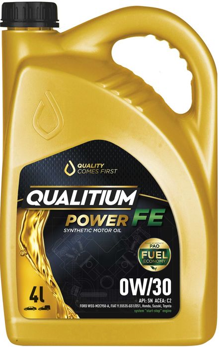 Olej silnikowy QUALITIUM POWER FE 0W30 4L Kraków - Bronowice F-VAT