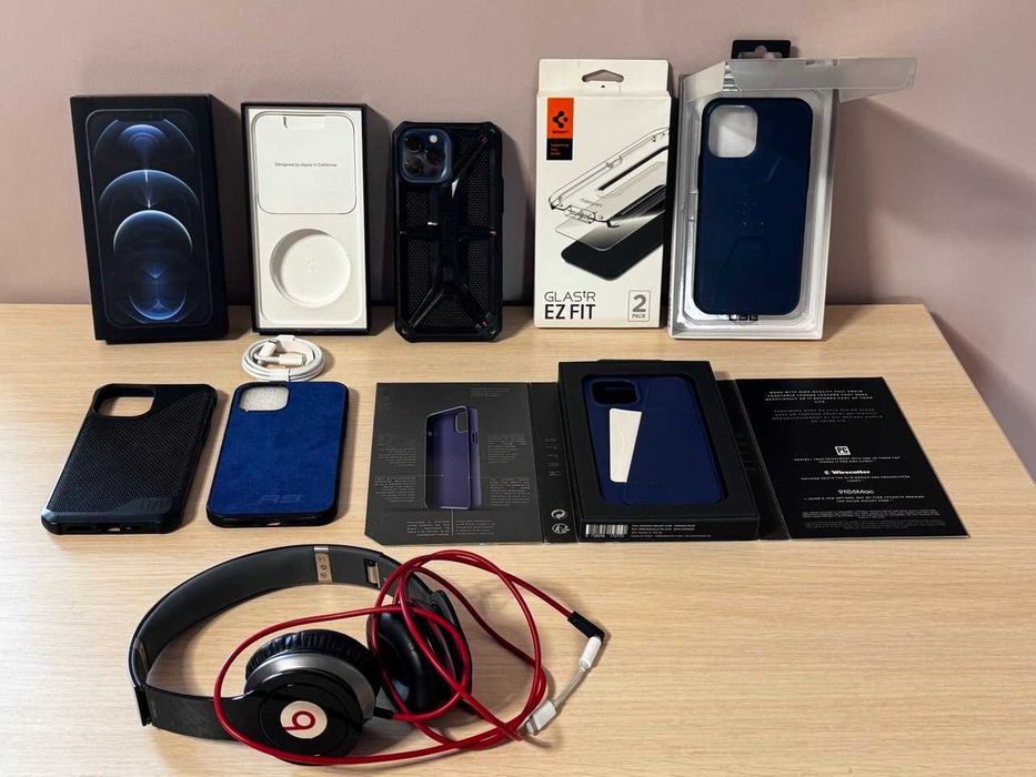 Iphone 12 Pro Max 512gb, pacific blue (neverlock)+GIFTS