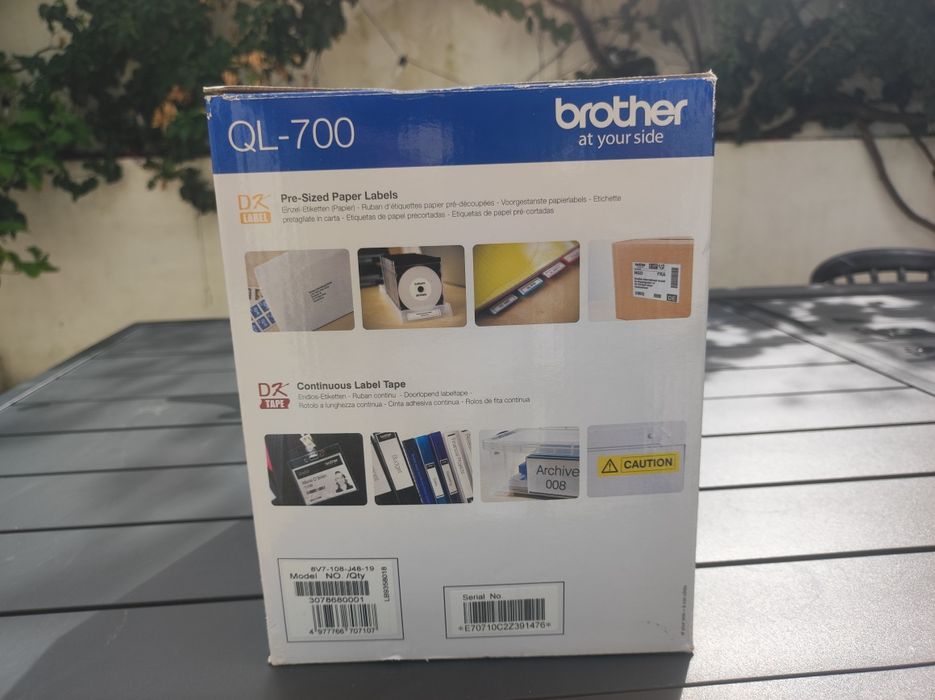 Impressora etiquetas brother ql-700