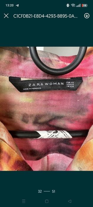 Сукня zara 100% льон