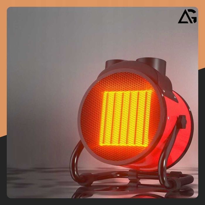 Nagrzewnica Elektryczna 3500w Termowentylator Grzejnik Z Teromstatem