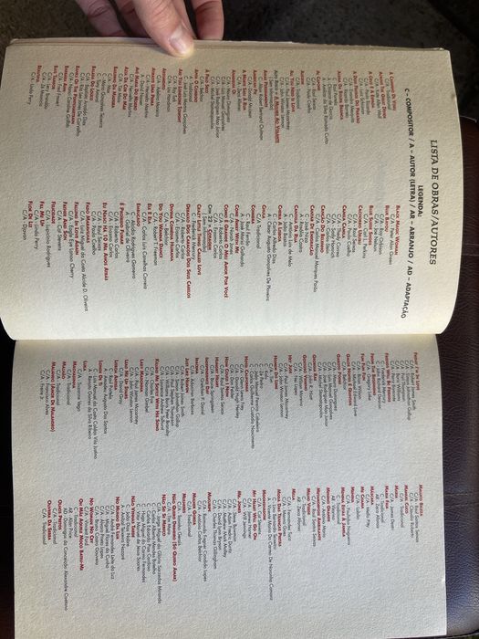 Livro 1000 cancoes e acordes de guitarra