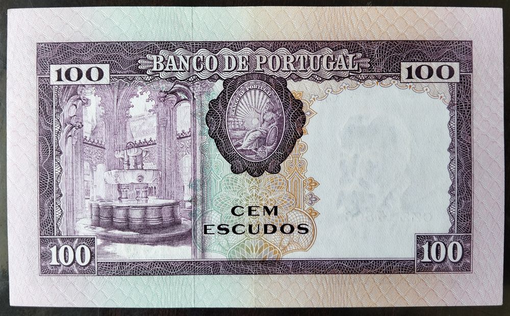 Lote 2 Notas 100$ 1961 Pedro Nunes Estado Novas
