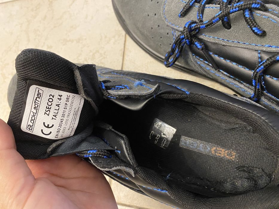 Sapatos de Segurança BlackLeather ZSECO2 – Tamanho