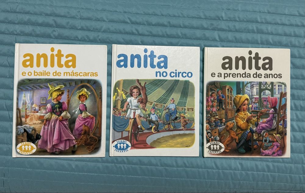 Lote de 3 livros infantis “Anita”