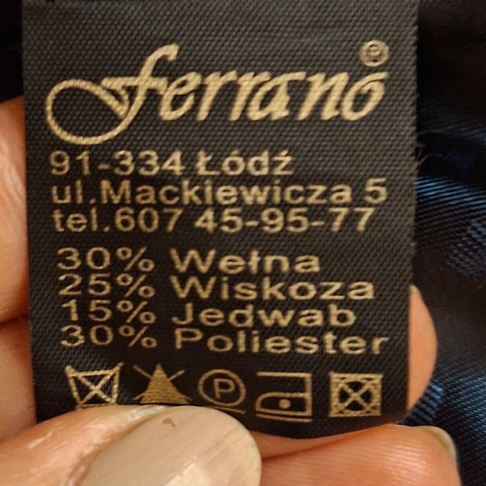 Garnitur męski młodzież