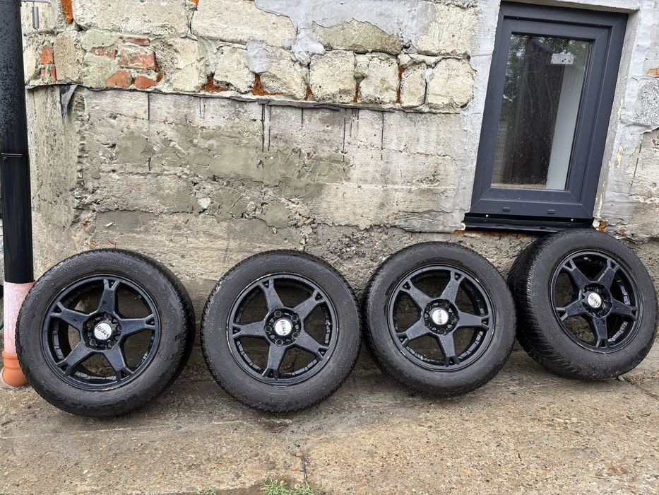 Литі диски R15 5×114.3 ET35 + зимові шини Goodyear UltraGrip Ice 2 195/65 R15