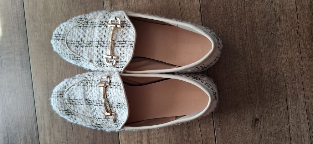 Buty damskie lordsy baleriny  40