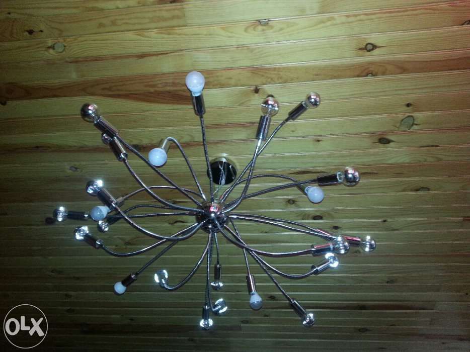 2 Candeeiros de tecto com lâmpadas led