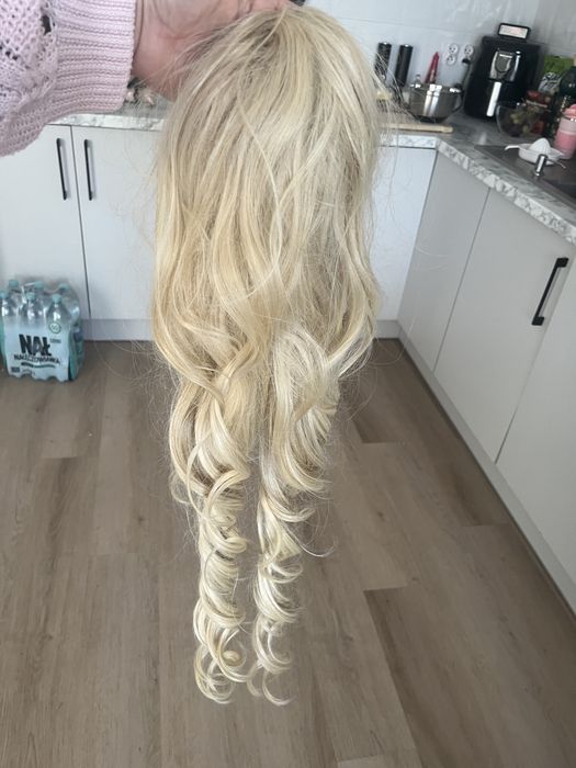 Dlugi termiczny blond kuc
