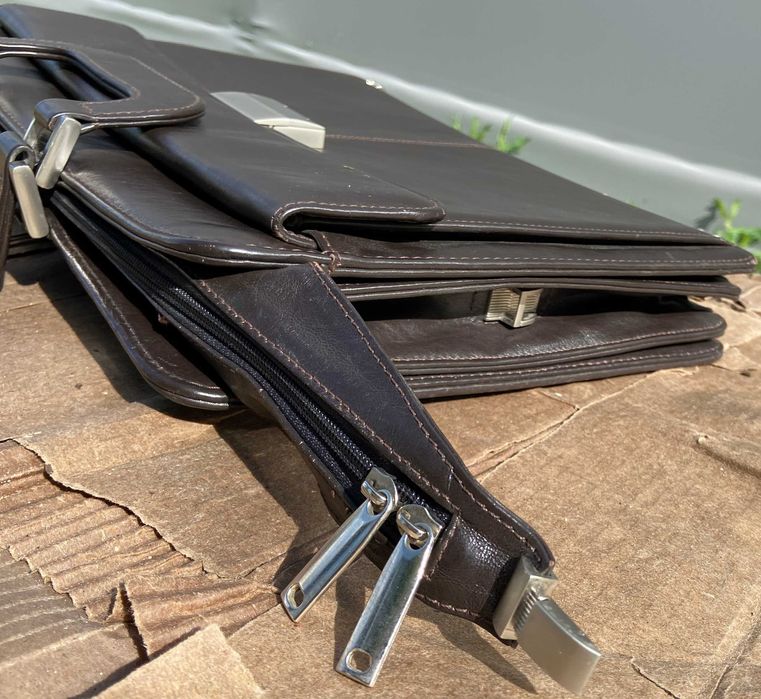 Мужская сумка портфель Valenta б/у стильная крутая оригинал Италия