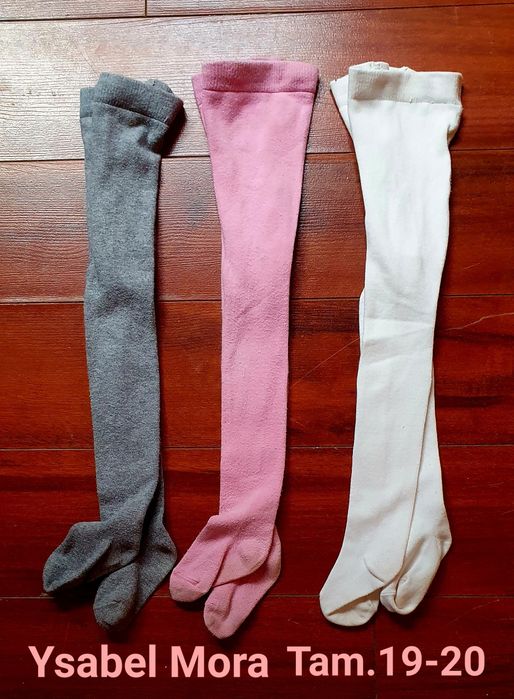 3 Ysabel Mora Tights, Size 19–20