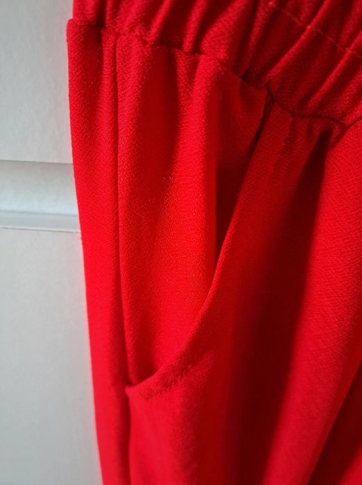 Calças de mulher vermelhas tamabho L