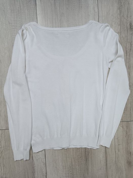 Biały sweter damski rozpinany, Mohito, rozmiar M / 38