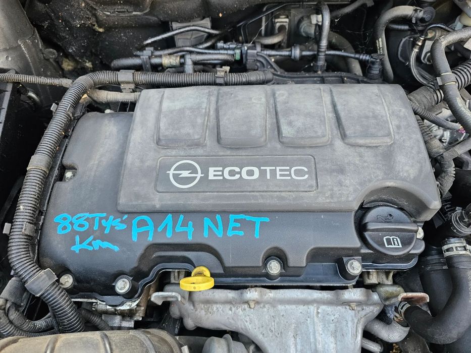 SILNIK SŁUPEK OPEL ASTRA J CORSA D E MERIVA B MOKKA ZAFIRA C 1.4 T TURBO A14NET 88000km NIEMCY MOŻLIWOŚĆ ODPALENIA