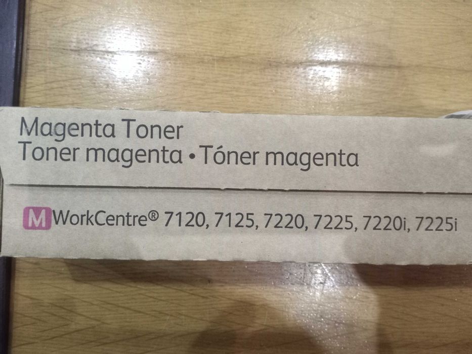 Toner Xerox, novo. WorkCentre 7120/7125/7220/7225