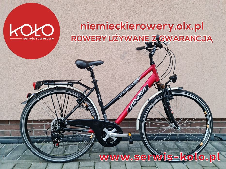Rower damski trekkingowy WINORA koła 28 shimano okazja rabat WYSYŁKA