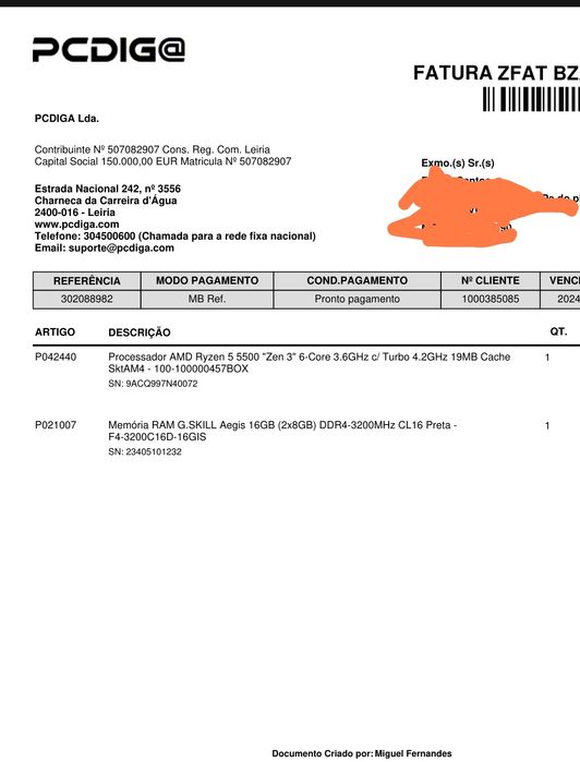 Memória RAM G.SKILL Aegis 16GB (2x8GB) DDR4-3200MHz (Intel XMP) CL16