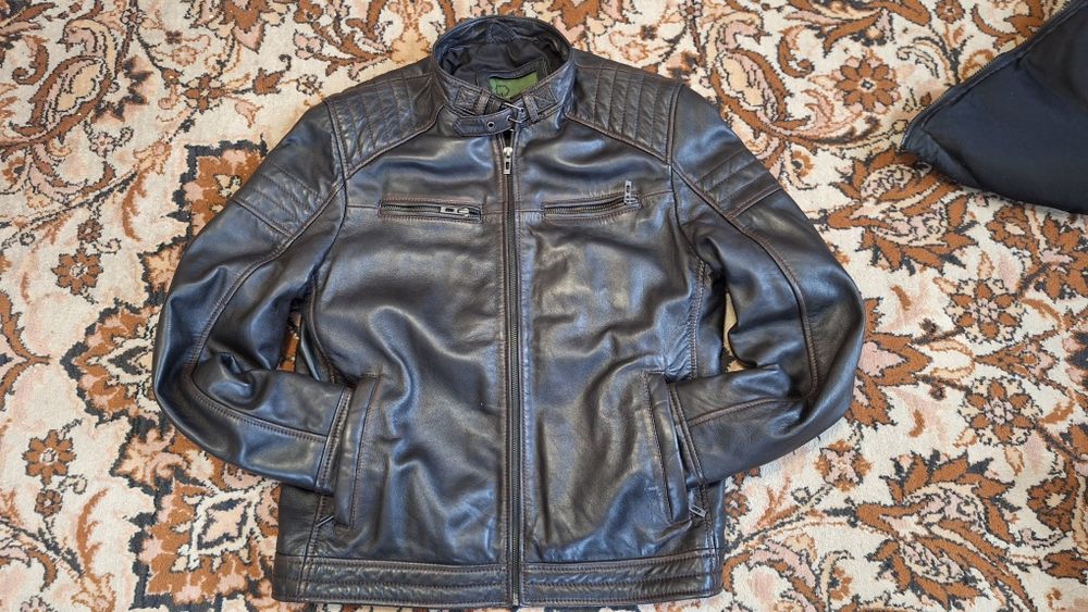 Кожаная куртка HIDEPARK. M.
