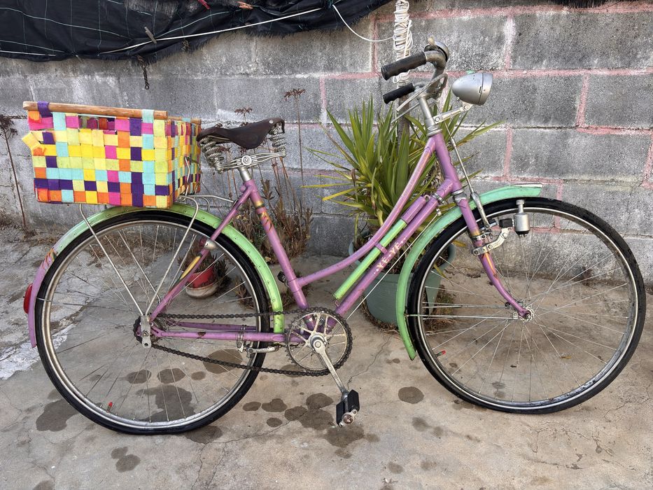 Bicicleta com cesto