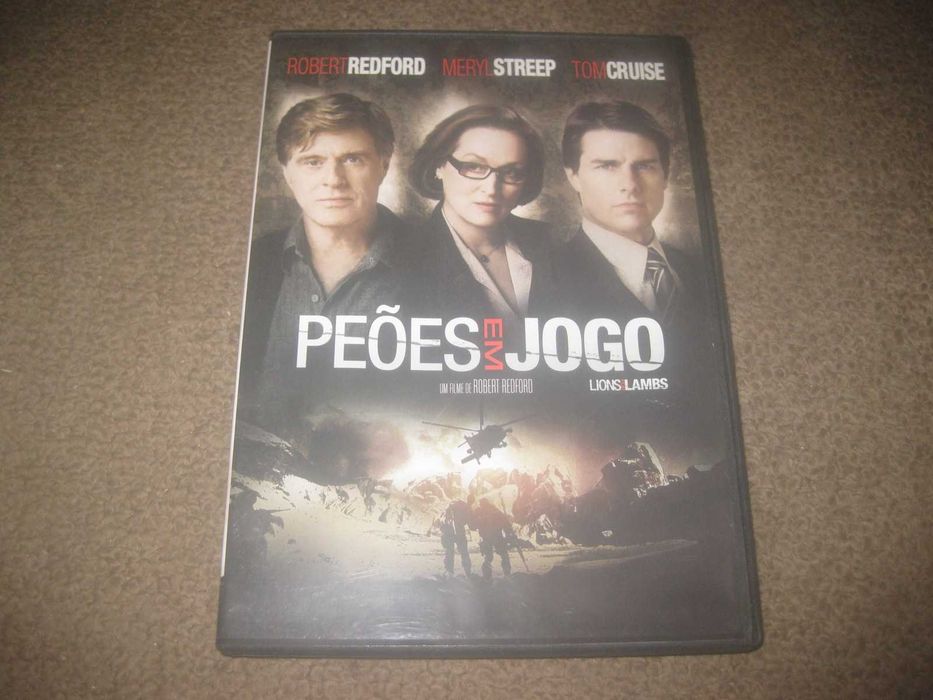 DVD "Peões em Jogo" com Robert Redford