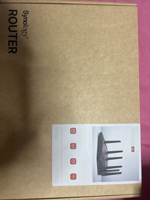 Router Synology RT6600ax Tri-Band Wi-Fi 6 2.5GbE SRM BDB