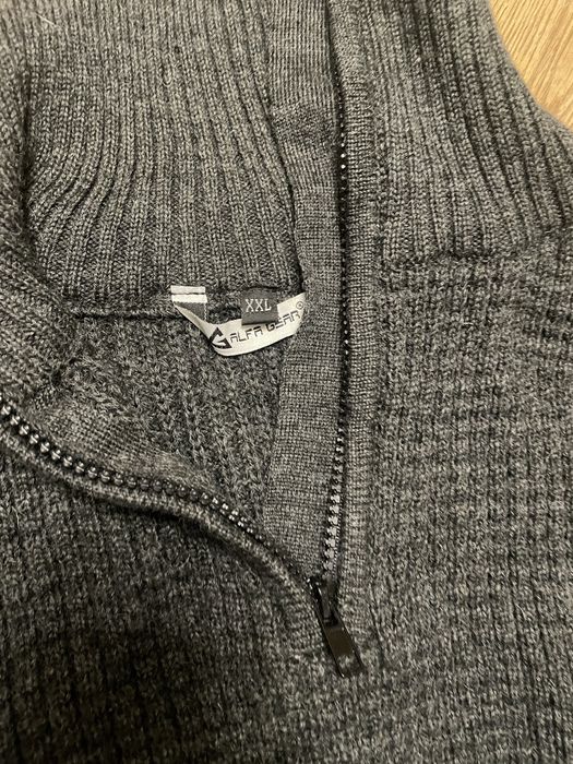 Sweter wełniany Alfa gear 2XL XXL wełna