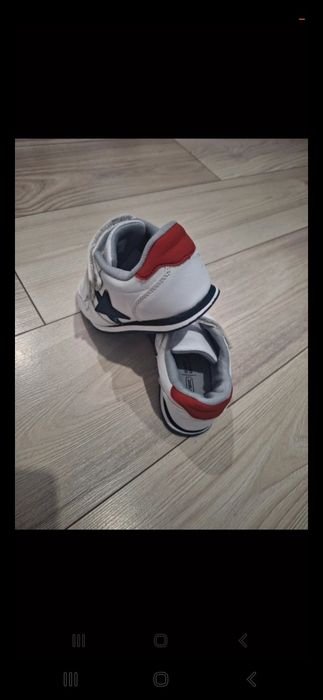 Adidasy 29 dla chłopca buty wiosenne przejsciowe sportowe białe