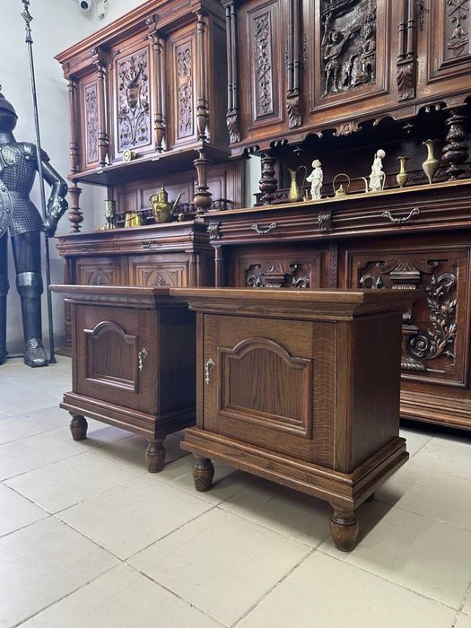 Тумба дубова приліжкова дерево 2988