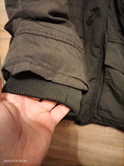 Kurtka męska parka H&M khaki rozm. M bdb