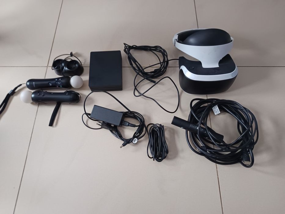 Sony PlayStation VR PS4 V1 +2 Kontrolery PS MOVE SONY