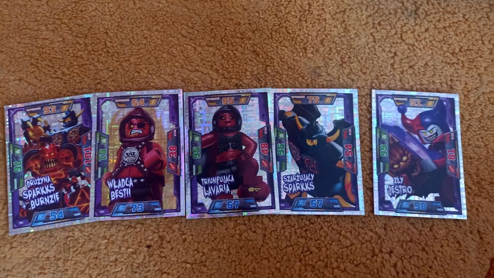 Karty LEGO nexo knights - 74 karty