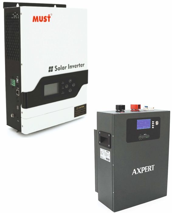 ДЖБ Інвертор Must 3,2 Кв + LiFePO4  25.6V 100Ah, 2,56kWh