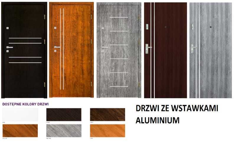 Drzwi z montażem - wejściowe do bloku
