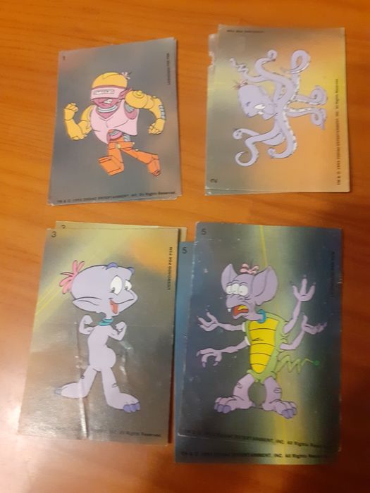 Cromos e tazos brindes