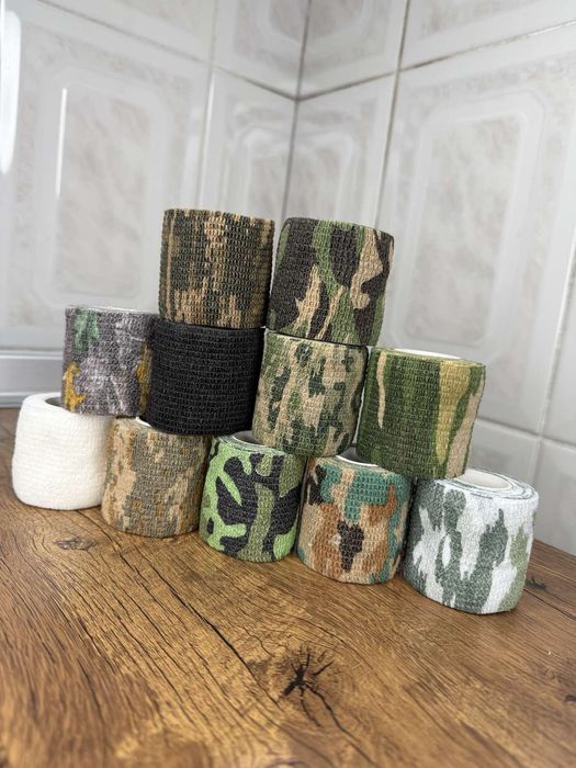 Стрічка маскувальна, лента маскировочна, бинт камуфляжний