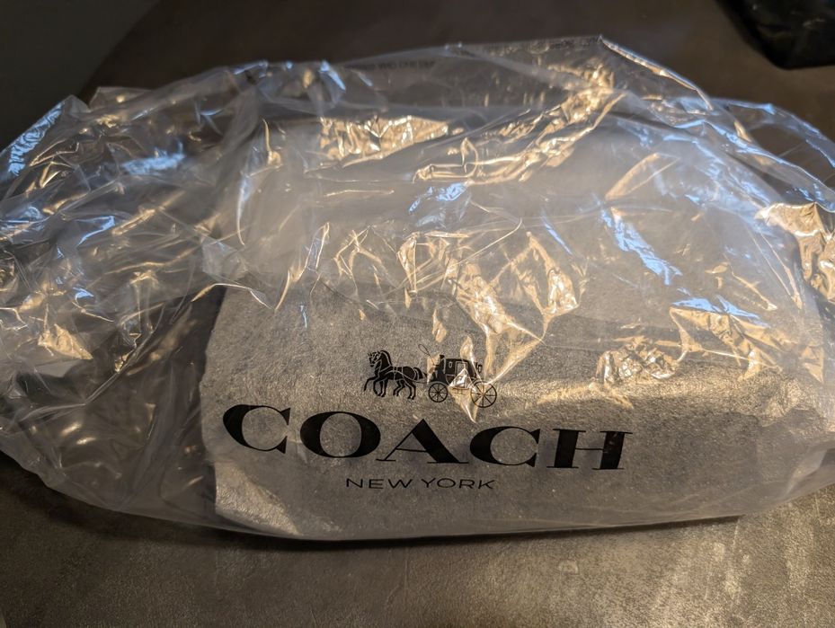 Coach torba męska czarna nowa