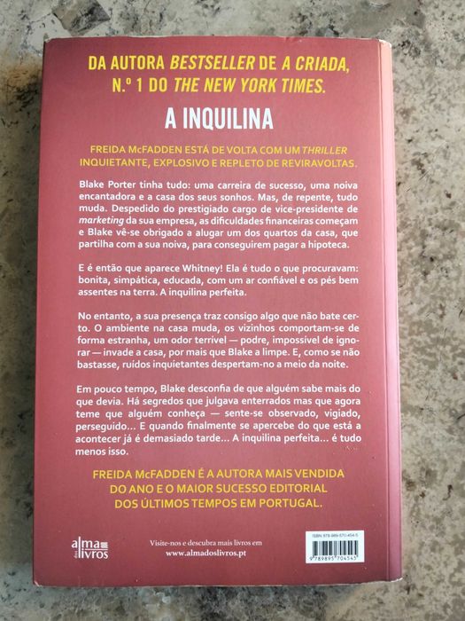 Livro A Inquilina
